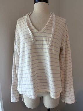 Xhilaration Striped Beach Hoodie Size Medium